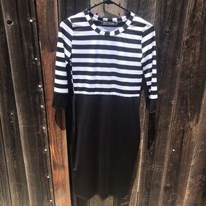 Oxiuli Fashion Black & White Dress